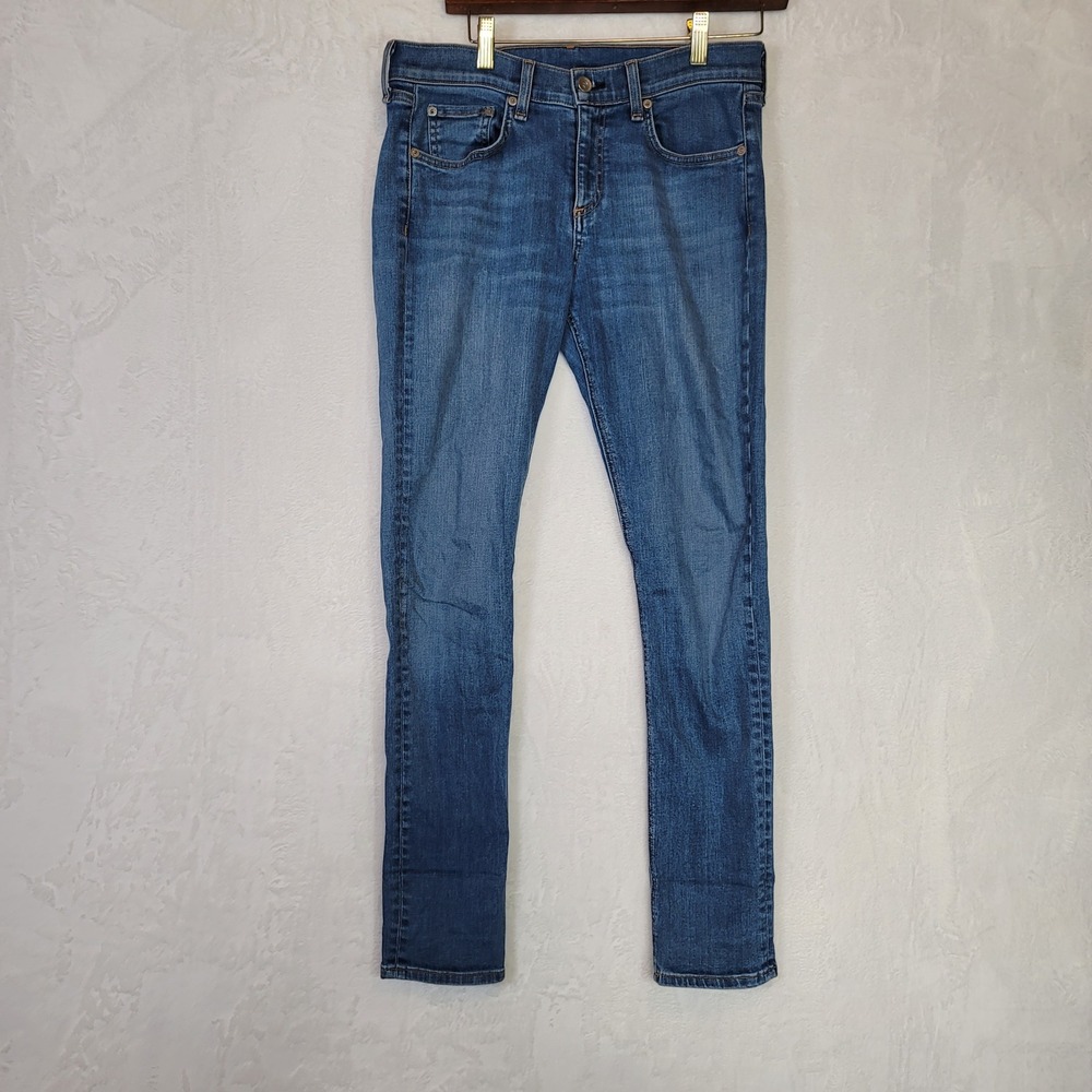 Rag & Bone Rocker Chic Cigarette Jeans Indie Skinny Blue Denim 32x30 Size 29